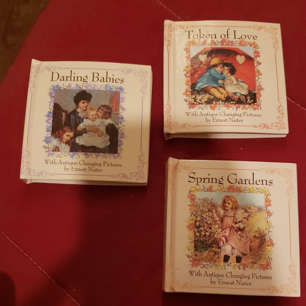 Antique Picture Books Set - Cream